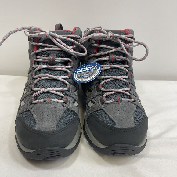 Columbia Crestwood Hiking Boots Women's 8 Mid Waterproof Preppy BL5371-053 NWOB - Picture 3 of 10